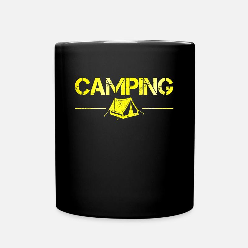 Campen - Tasse einfarbig - Schwarz