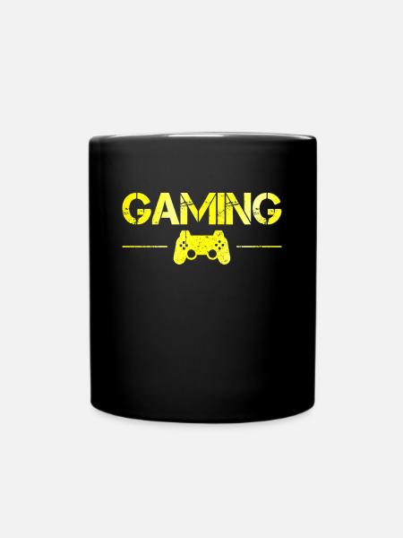 gaming - Tasse einfarbig - Schwarz