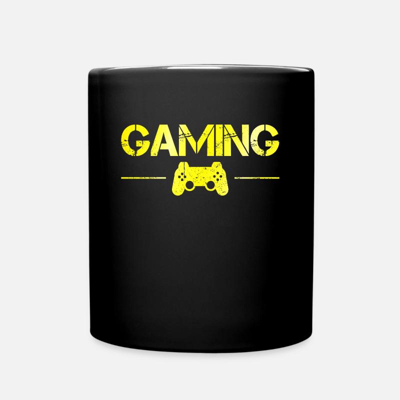 gaming - Tasse einfarbig - Schwarz
