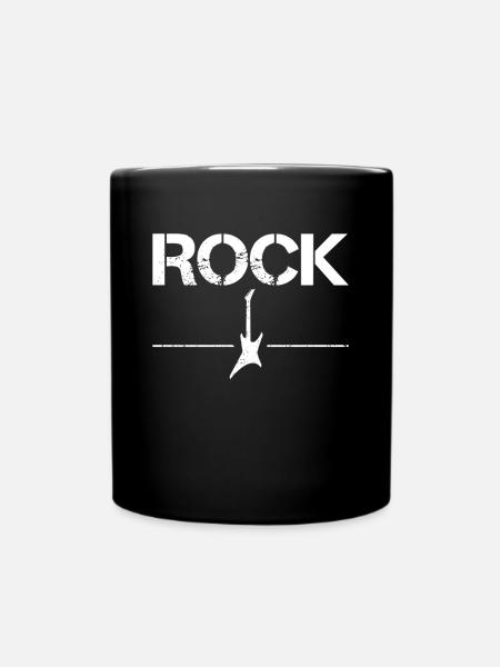 rock - Tasse einfarbig - Schwarz