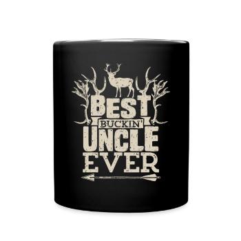 Meilleur t-shirt Buckin Oncle Ever Hunting Hunter Buck - Mug uni - noir - Devant