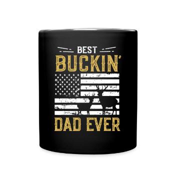 Meilleur cadeau drôle de papa Buckin de tous les temps Cool Hunting - Mug uni - noir - Devant