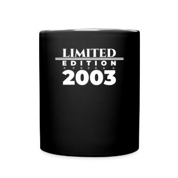 Né 2003 20e anniversaire cadeau homme / femme - Mug uni - noir - Devant