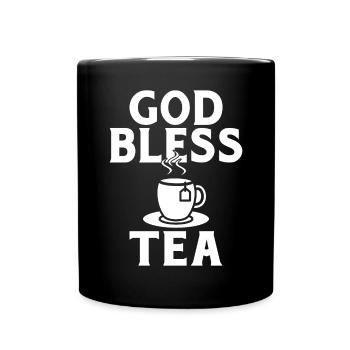Tea Lover Gifts - Full Colour Mug - black - Front