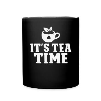 Teeliebhaber Geschenke - Tasse einfarbig - Schwarz - Vorne