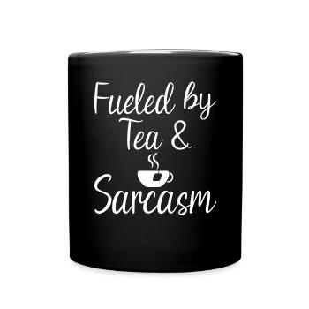 Teeliebhaber Geschenke - Tasse einfarbig - Schwarz - Vorne