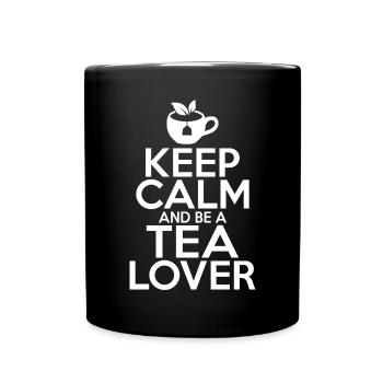 Teeliebhaber Geschenke - Tasse einfarbig - Schwarz - Vorne