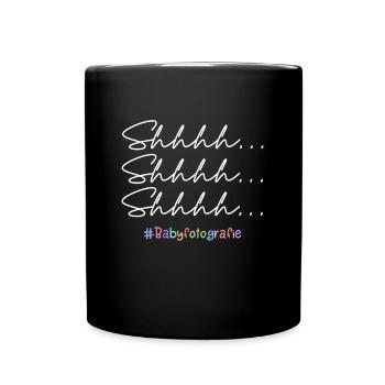 Neugeborenen Fotograf Baby Fotografie Spruch - Tasse einfarbig - Schwarz - Vorne
