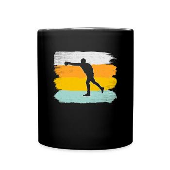 Boxen Retro - Tasse einfarbig - Schwarz - Vorne