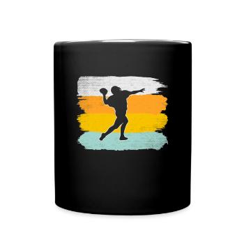Football Rétro - Mug uni - noir - Devant