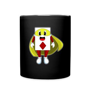 Poker Pokerkarten - Tasse einfarbig - Schwarz - Vorne
