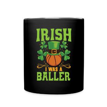 Irlandais J’étais un joueur de basket-ball Saint-Patrick - Mug uni - noir - Devant