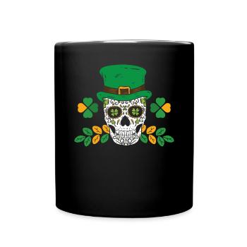 Shenanigan Shamrock St. Patricks Day Irish Pride - Full Colour Mug - black - Front