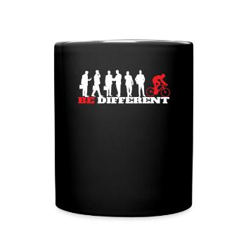 Accessoires de vélo Motif cycliste - Mug uni - noir - Devant