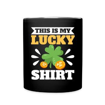 Shenanigan Shamrock St. Patricks Day Irish Pride - Full Colour Mug - black - Front