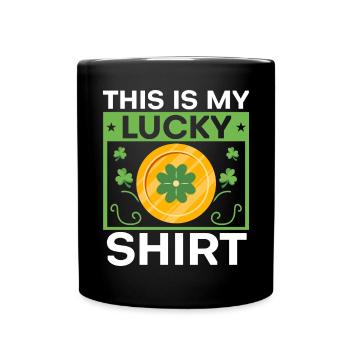 Shenanigan Shamrock St. Patricks Day Irish Pride - Full Colour Mug - black - Front