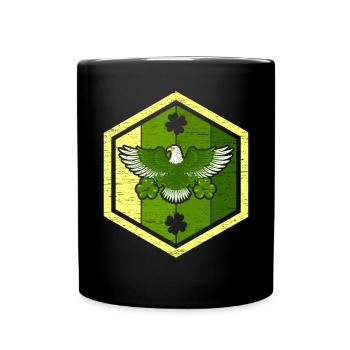 Shenanigan Shamrock St. Patricks Day Irish Pride - Tasse einfarbig - Schwarz - Vorne
