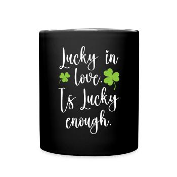 Shenanigan Shamrock St. Patricks Day Irish Pride - Full Colour Mug - black - Front