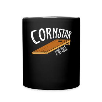 Assiette en bois Cornstar - Mug uni - noir - Devant