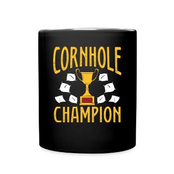 Champion de Cornhole - Mug uni - noir - Devant