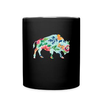 Bison - Full Colour Mug - black - Front