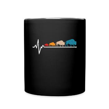 Bison - Full Colour Mug - black - Front