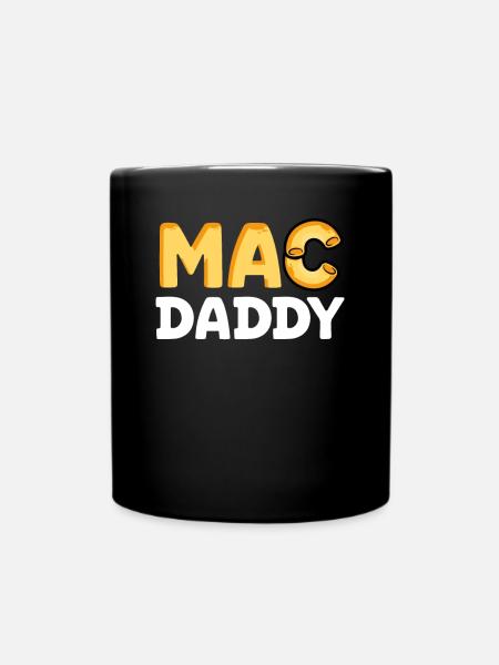 Mac Papa - Tasse einfarbig - Schwarz