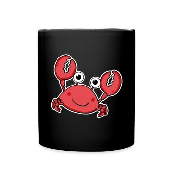 Krabbe Moitv - Tasse einfarbig - Schwarz - Vorne