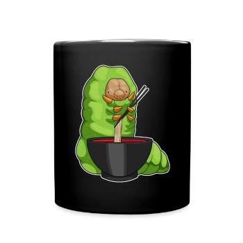 Cuisinière chenille cuisinière cuisinière de ramen - Mug uni - noir - Devant