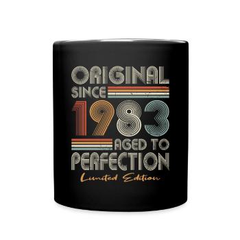 40th birthday born 1983 Original Since 1983 - Full Colour Mug - black - Front