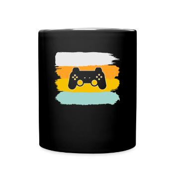 Gaming Retro - Full Colour Mug - black - Front