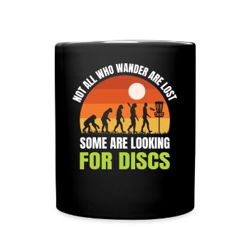 Not everyone who hikes is lost - Full Colour Mug - black - Front