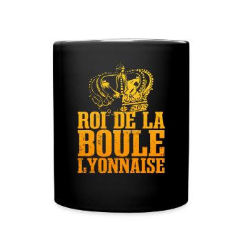Roi De La Boule Lyonnaise - Mug uni - noir - Devant