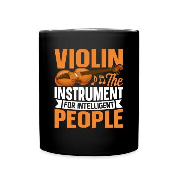Violer L’outil pour les personnes intelligentes - Mug uni - noir - Devant