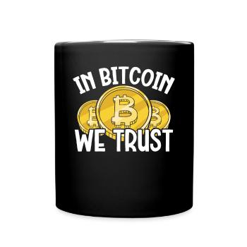Nous faisons confiance à Bitcoin - Mug uni - noir - Devant