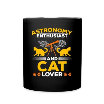 Solar System Astronomy I Astronomy Enthusiast And - Tasse einfarbig - Schwarz - Vorne