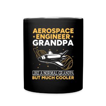 Space Travel Space Exploration Aerospace Engineer - Tasse einfarbig - Schwarz - Vorne