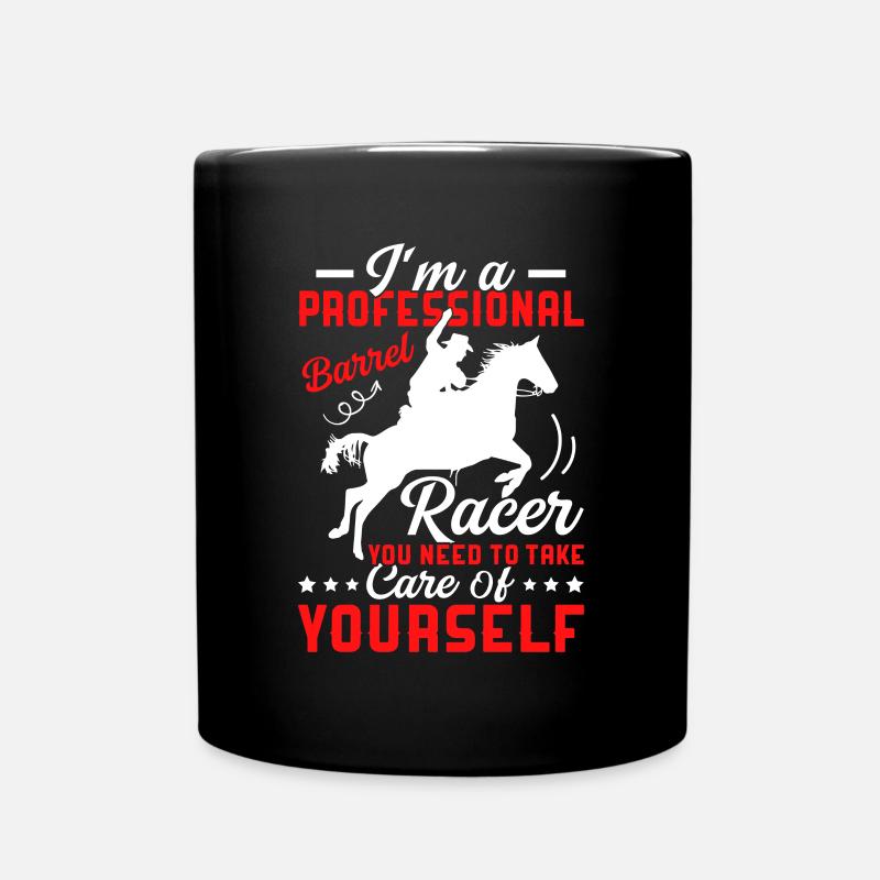 Je suis un coureur de barils professionnel - Barrel - Mug uni - noir