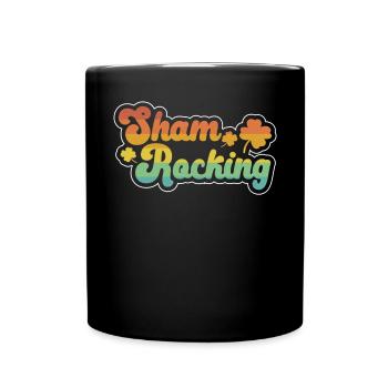 Shamrocking Shamrock St. Patricks Day Irish Pride - Tasse einfarbig - Schwarz - Vorne