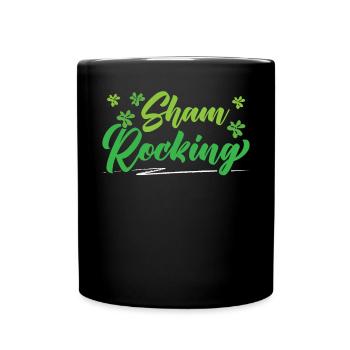 Shamrocking Shamrock St. Patricks Day Irish Pride - Tasse einfarbig - Schwarz - Vorne