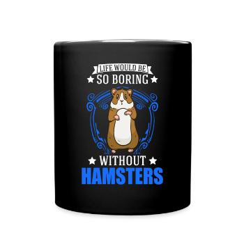 Hamster owner Golden hamster hamster - Full Colour Mug - black - Front