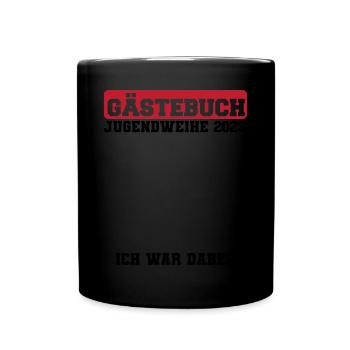 Jugendweihe 2023 Mädchen Junge - Tasse einfarbig - Schwarz - Vorne