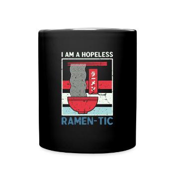 Hopeless Ramentic Ramen Noodles Japanese Noodles - Full Colour Mug - black - Front