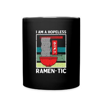 Hopeless Ramentic Ramen Noodles Japanese Noodles - Full Colour Mug - black - Front
