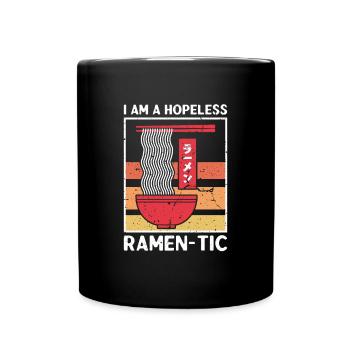 Hopeless Ramentic Ramen Noodles Japanese Noodles - Full Colour Mug - black - Front