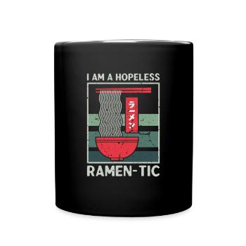 Hopeless Ramentic Ramen Noodles Japanese Noodles - Full Colour Mug - black - Front