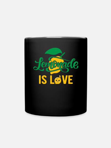 Limonade Geschenkideen - Tasse einfarbig - Schwarz