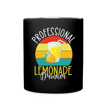 Limonade Geschenkideen - Tasse einfarbig - Schwarz - Vorne