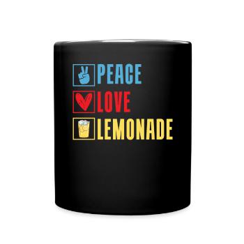 Limonade Geschenkideen - Tasse einfarbig - Schwarz - Vorne