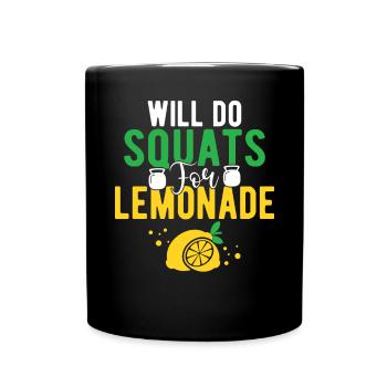 Limonade Geschenkideen - Tasse einfarbig - Schwarz - Vorne